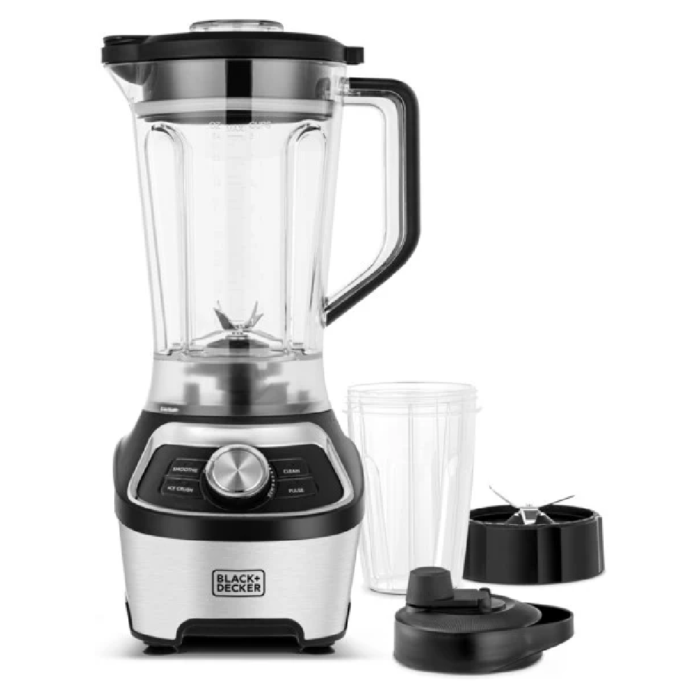 Black+Decker BXH1200 1200W High Speed Blender-Powerful Electric Blender for Smooth Mixing & Blending