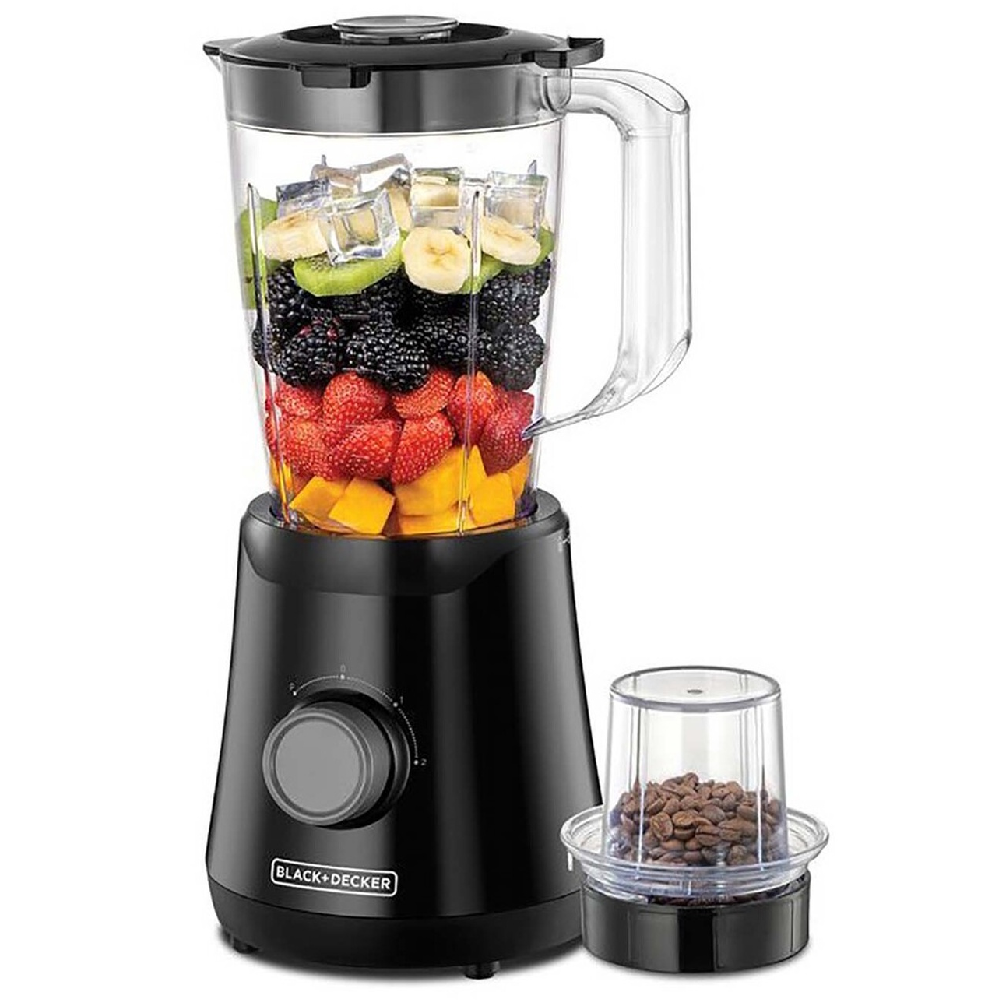 Black+Decker SSBX525 500W Stainless Steel Blender with Glass Jar & Grinder