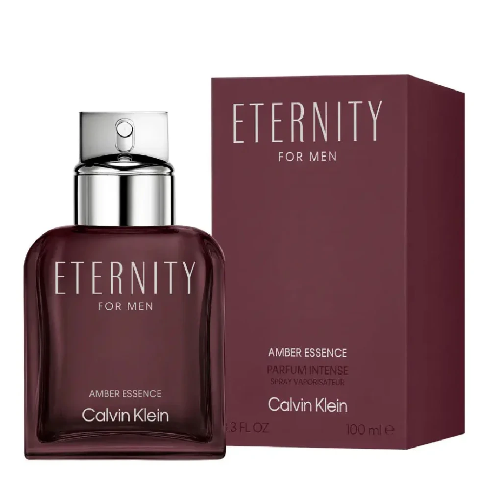 Calvin Klein Eternity Amber Essence 100ml Parfum Intense with Amber, Woody, and Spicy Notes for Men - 3616305616128