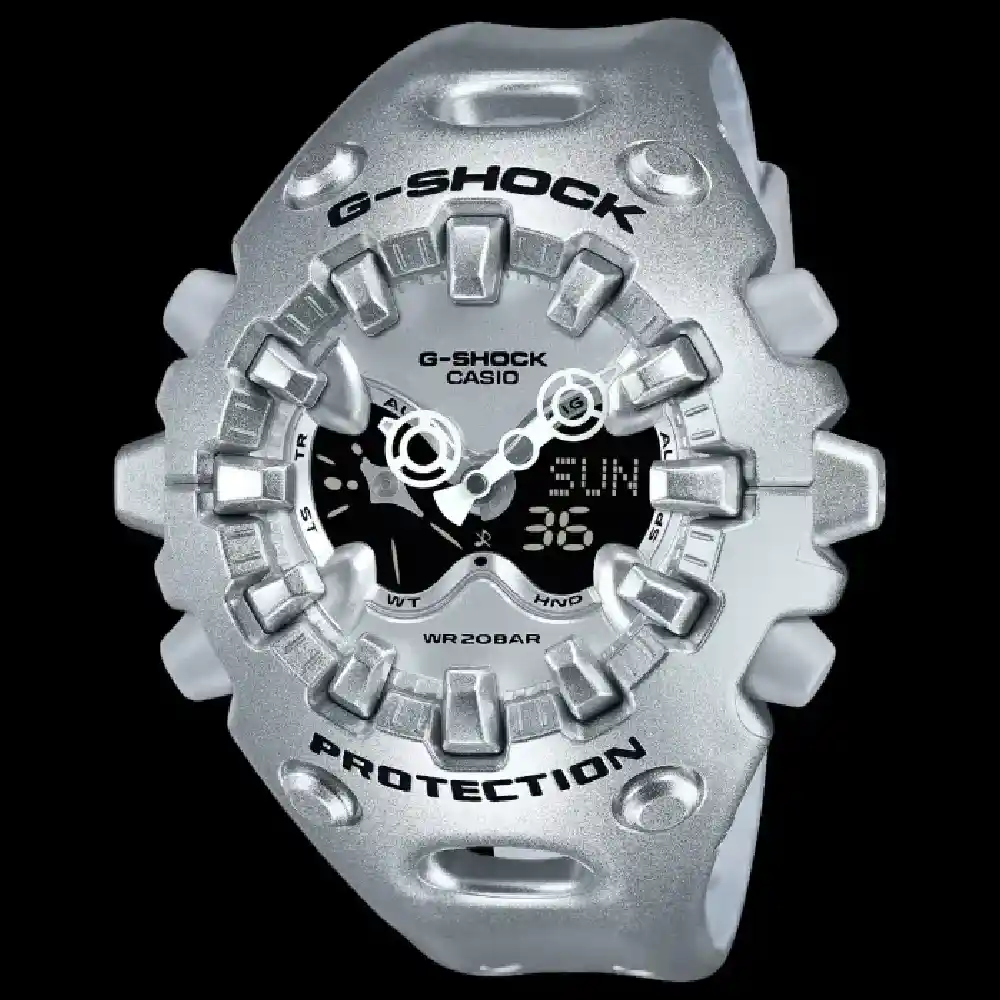 G-Shock Men's Casual Watch with Round Resin Case, 200M Water Resistance, 10-Year Battery, and Mineral Glass (Gray) - GA-V01A-8ADR - Image 2