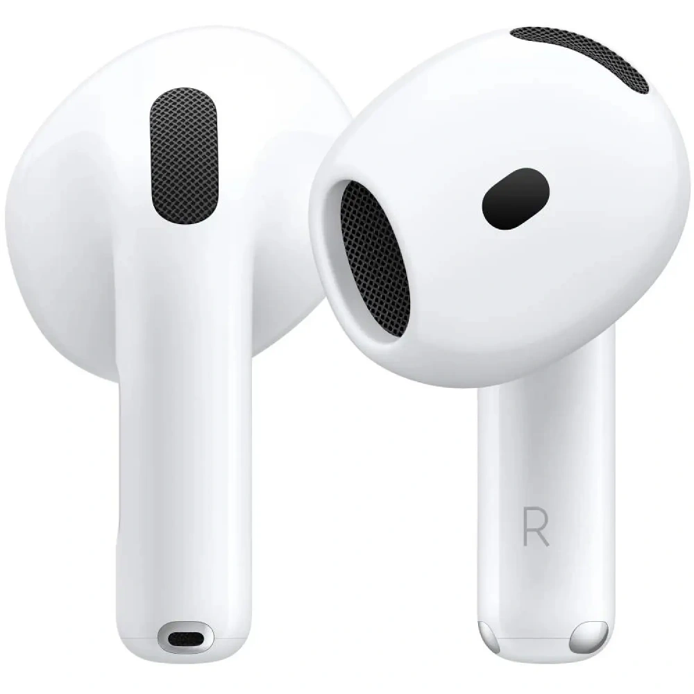 Apple AirPods 4 with Active Noise Cancellation, USB-C Charging Case, Bluetooth 5.3, IP54, White - Middle East Version - Image 2