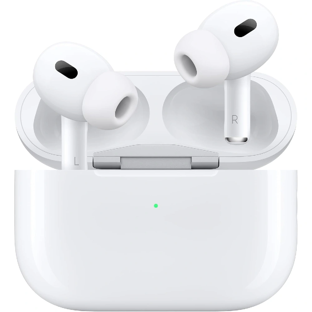 Apple AirPods Pro 2 Wireless Earbuds with USB-C Charging Case, Active Noise Cancellation, H2 Chip, Personalized Spatial Audio, White - Middle East Version