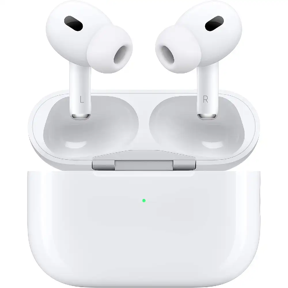 Apple AirPods Pro 2 Wireless Earbuds with USB-C Charging Case, Active Noise Cancellation, H2 Chip, Personalized Spatial Audio, White - Middle East Version - Image 3