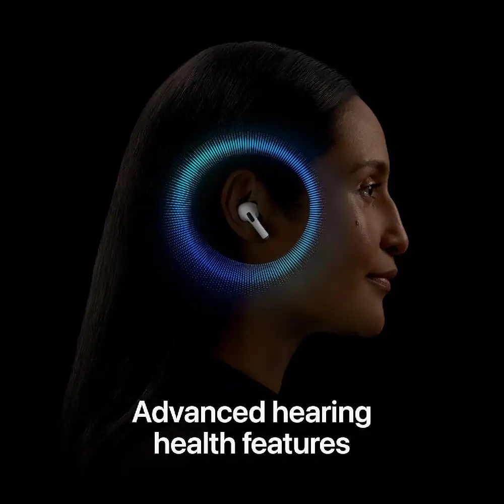 Apple AirPods Pro 2 Wireless Earbuds with USB-C Charging Case, Active Noise Cancellation, H2 Chip, Personalized Spatial Audio, White - Middle East Version - Image 5