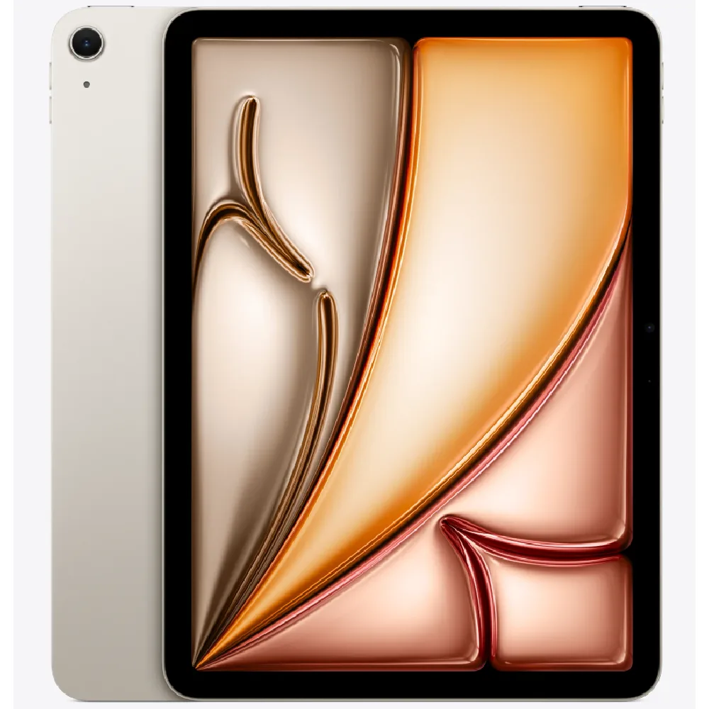 Apple iPad Air 8th Gen 13 Inch Tablet - Liquid Retina Display, M4 Chip, Wi-Fi, 256GB Storage, 12MP Camera, Touch ID, USB-C, Starlight - Middle East Version