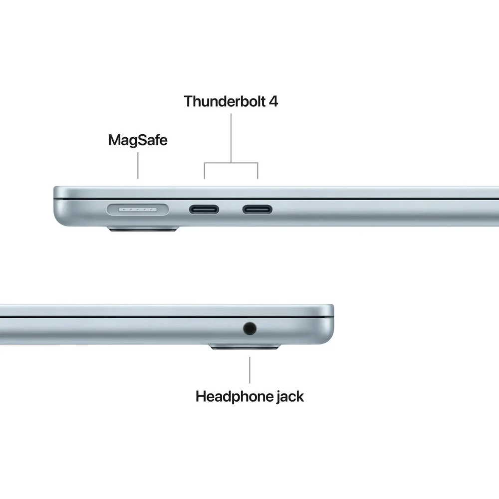 Apple MacBook Air M5 13.6-inch Laptop, 16GB RAM 1TB SSD, 10-Core CPU, 8-Core GPU, Wi-Fi 7, English Keyboard, Skyblue, MDHJ4 - International Version - Image 8