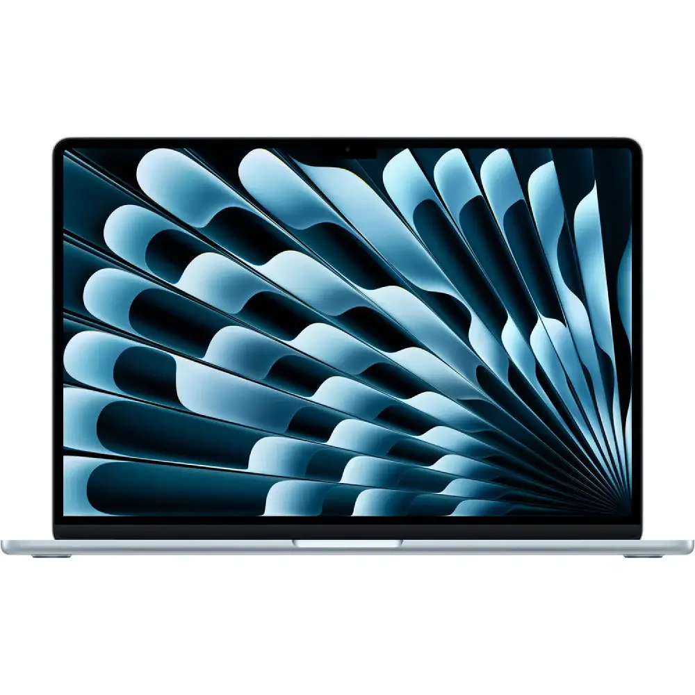 Apple MacBook Air M5 15.3-inch 16GB RAM 1TB SSD, 10-Core CPU, 10-Core GPU, Wi-Fi 7, English Keyboard, Sky Blue, MDVT4 - International Version