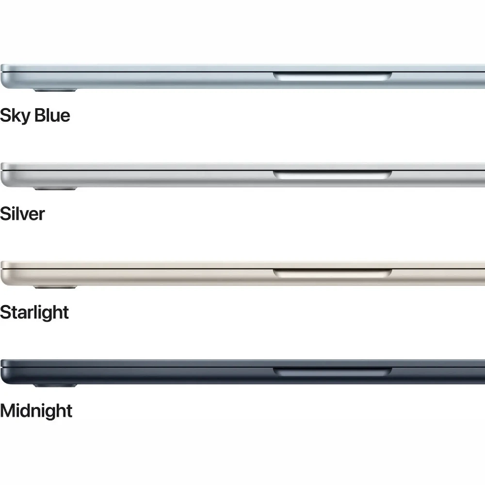 Apple MacBook Air M5 15.3-inch 16GB RAM 1TB SSD, 10-Core CPU, 10-Core GPU, Wi-Fi 7, English Keyboard, Sky Blue, MDVT4 - International Version - Image 3