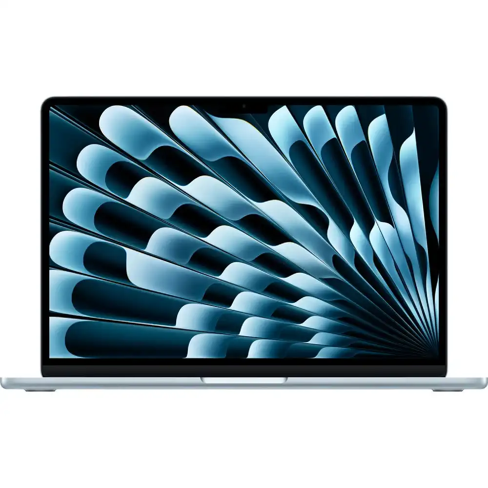 Apple MacBook Air M5 15.3-inch 24GB RAM 1TB SSD, 10-Core CPU, 10-Core GPU, Wi-Fi 7, English Keyboard, Sky Blue, MDVU4 - International Version