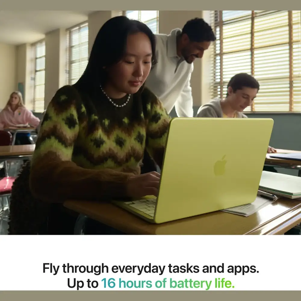 Apple MacBook Neo 13-inch A18 Pro 8GB RAM, 256GB SSD Laptop, Liquid Retina Display, 1080p FaceTime HD Camera, English Keyboard, Blush, MHFH4 - International Version - Image 5