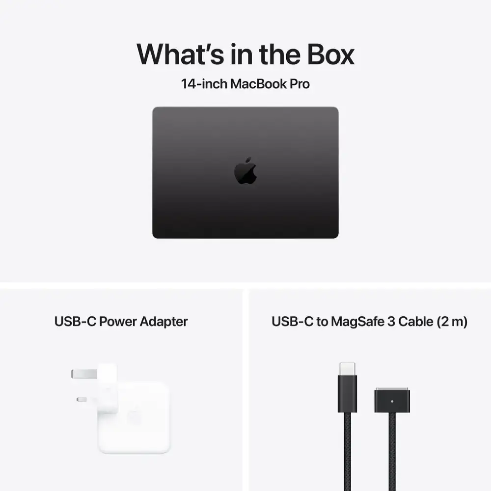 Apple MacBook Pro 14.2-inch M5 24GB RAM 1TB SSD, 10-Core CPU, 10-Core GPU, Liquid Retina XDR Display, Wi-Fi 6E, English Keyboard, Black, MDE34 - International Version - Image 6
