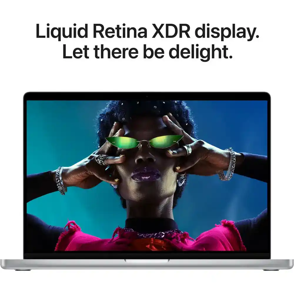 Apple MacBook Pro 16.2-inch M5 Pro 24GB RAM 1TB SSD, 18-Core CPU, 20-Core GPU, Liquid Retina XDR Display, Wi-Fi 7, Arabic Keyboard, Silver, MGE44 - International Version - Image 5