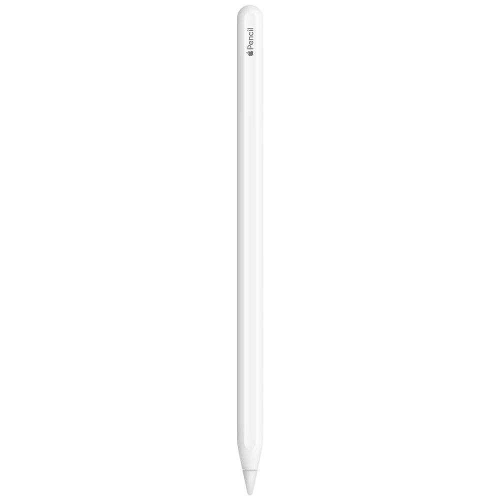 Apple Pencil 2nd Generation Stylus for iPad - Pixel Perfect Precision, Low Latency, Magnetic Charging, Double Tap, White - Middle East Version