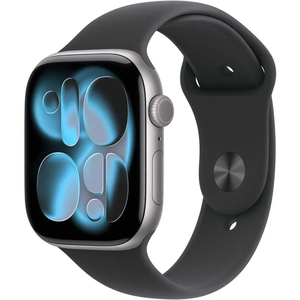 Apple Watch Series 11, 42mm Space Gray Aluminum Case, Always-On Retina OLED Display, S10 Chip, 64GB, GPS, Health & Fitness Tracking, Water Resistant - International Version