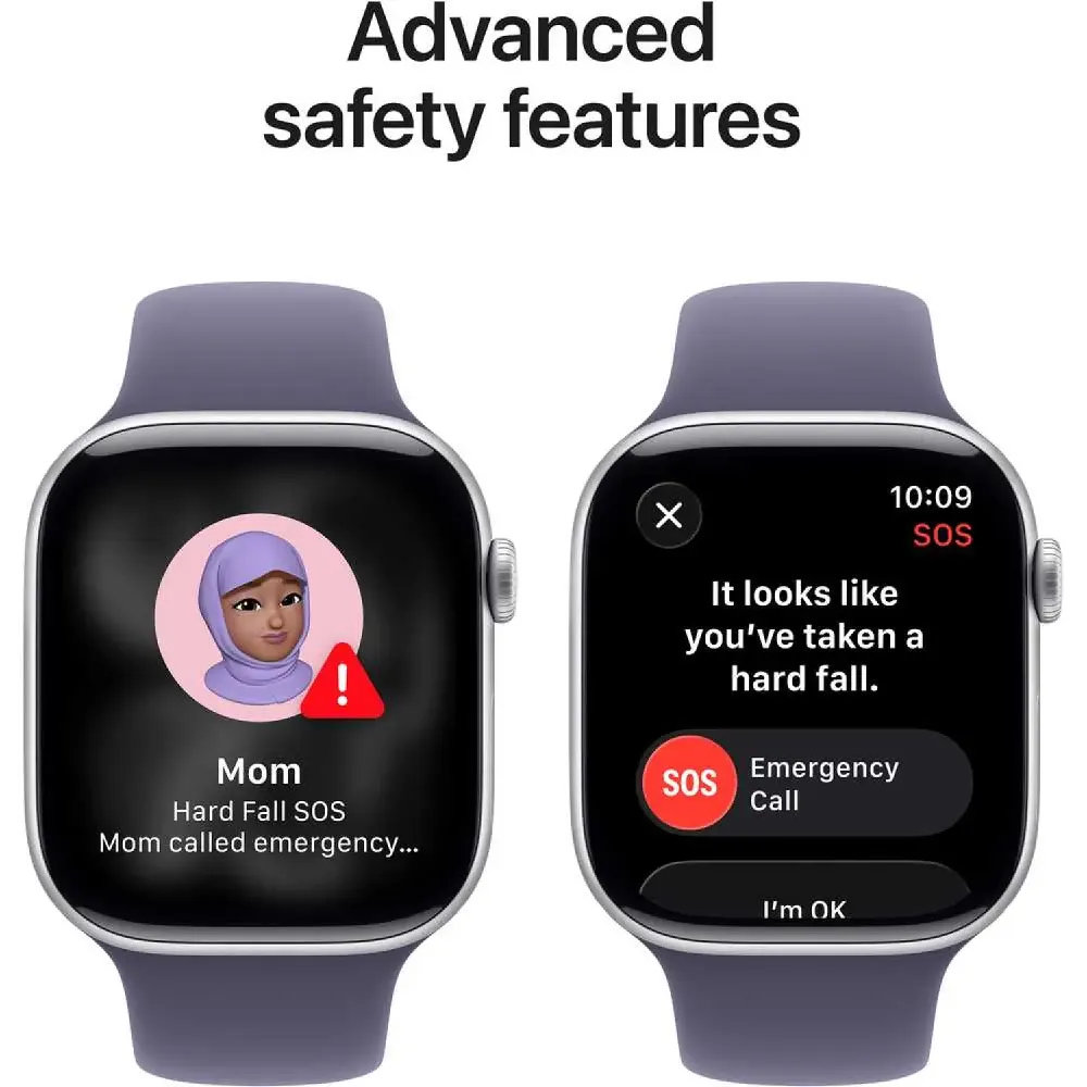 Apple Watch Series 11 GPS 42mm Silver Aluminum Case with Purple Fog Sport Band, Always-On Retina OLED Display, S10 Chip, 64GB, Health & Fitness Tracking, 50m Water Resistance - International Version - Image 5