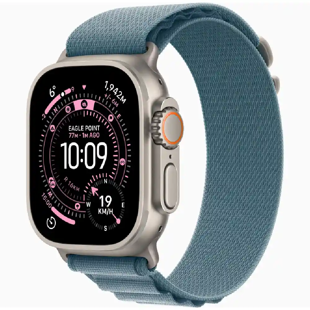Apple Watch Ultra 3 49mm Cellular - Natural Titanium Case with Natural Alpine Loop, Always On Retina Display, ECG, Blood Oxygen, 100m Water Resistant - Middle East Version