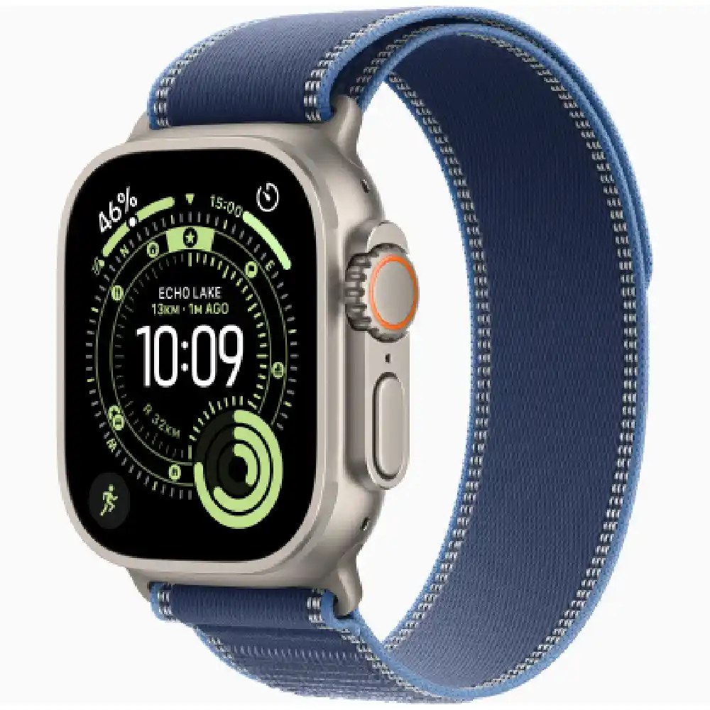Apple Watch Ultra 3 49mm Cellular - Natural Titanium Case with Natural Trail Loop, Always On Retina Display, ECG, Blood Oxygen, 100m Water Resistant - Middle East Version