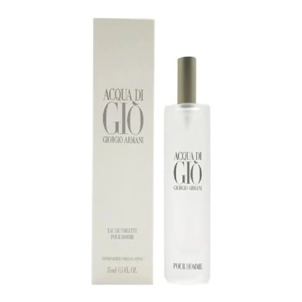 Armani Acqua di Gio Eau de Toilette (EDT) 15 ml for Men - Aromatic Aquatic Fragrance