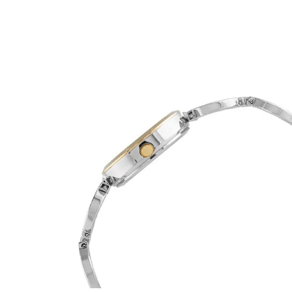 Eliz Iris Silver Dial Womens Watch, 28mm Metal Case, 14.5mm Two-Tone PVD Gold Metal Bracelet, Jewelry Buckle, 3ATM, 2 Years Warranty -ES8997L2TST - Image 3