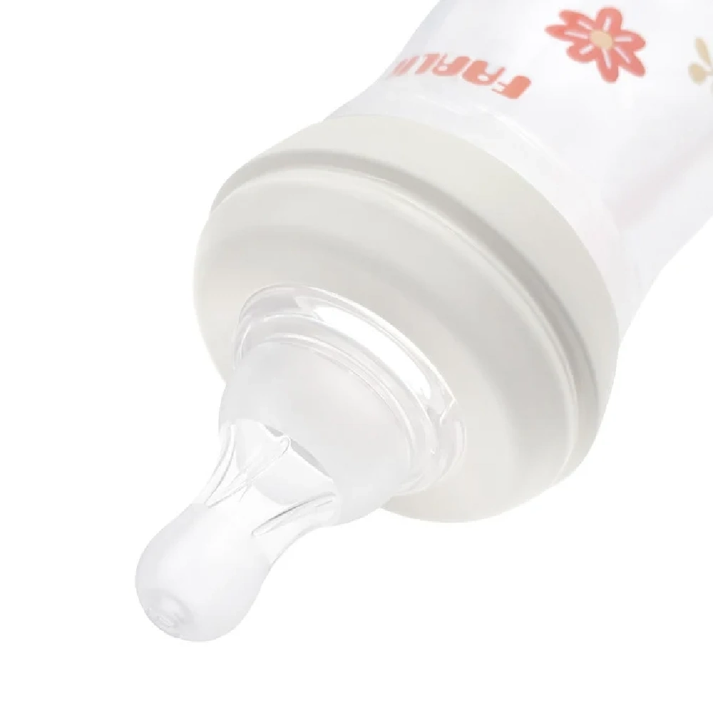 Farlin Wide Neck PP Feeding Bottle 270 ml, BPA-Free, Anti-Colic Silicone Nipple, Reinforced Nipple Ring, Pink - AB-42022(E) - Image 3