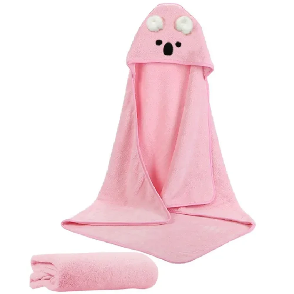 Star Babies Microfiber Hooded Towel - Pink