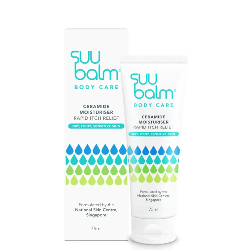 Suu Balm Body Care Ceramide Moisturiser Rapid Itch Relief 75ml, GP-SB010MA192