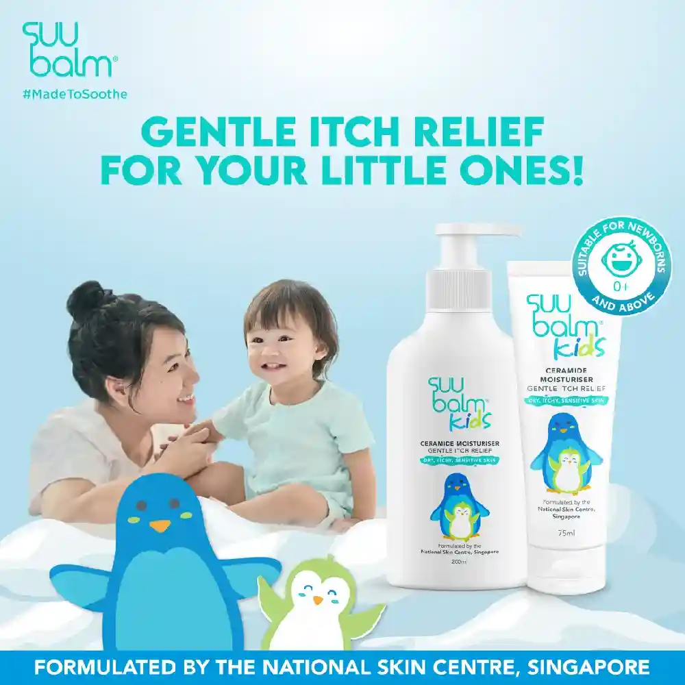 Suu Balm Kids Ceramide Moisturiser Gentle Itch Relief 75ml, GP-SB050MA199 - Image 2