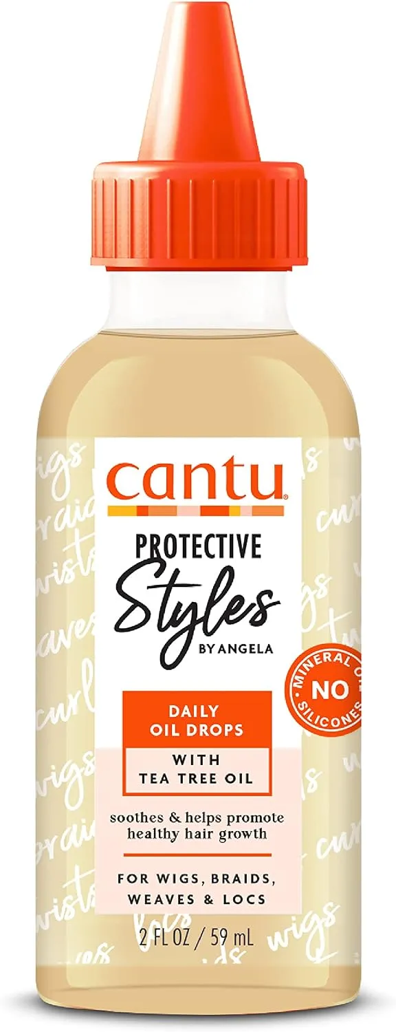 Cantu Protective Styles By Angela Daily Oil Drops With Tea Tree Oil 2 Oz - CAT-943740L1
