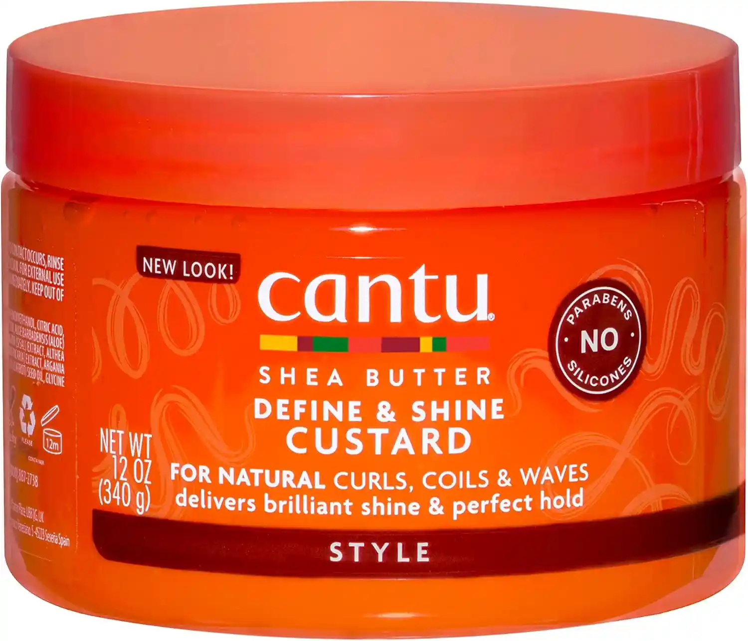 Cantu Shea Butter For Natural Hair Define Shine Custard 340g - CAT-010125L1