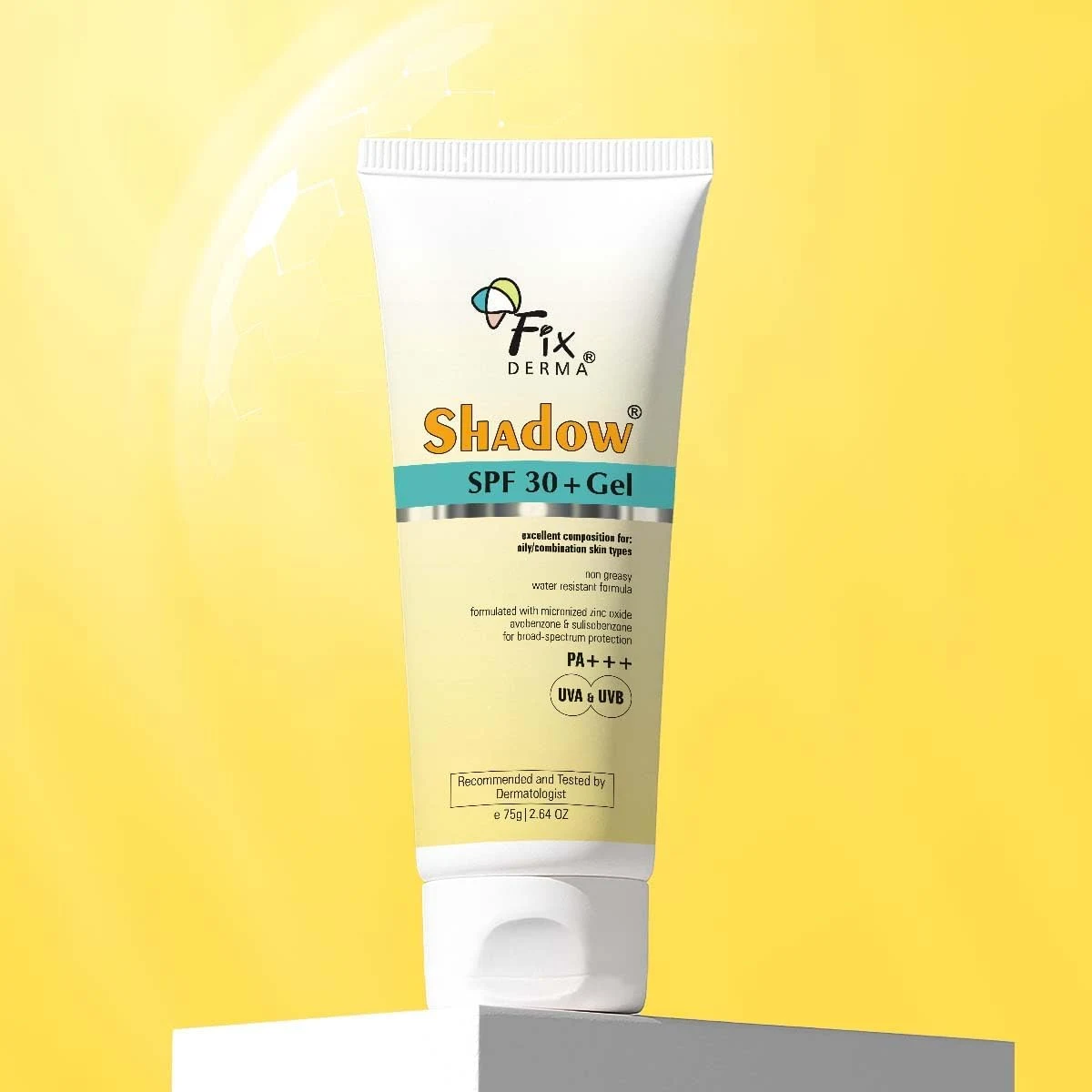 Fixderma Shadow Sunscreen SPF 30 Plus Gel PA Plus 75g - FXD-330064L2 - Image 2