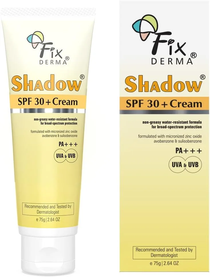 Fixderma Shadow Sunscreen SPF 30 Plus PA Plus Cream For Dry Skin Body And Face 75g - FXD-330095L1