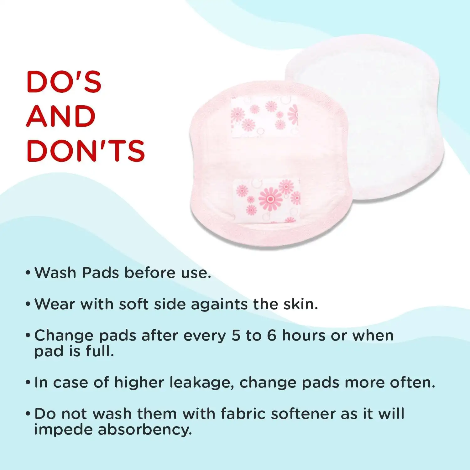 Mee Mee Disposable Nursing Breast Pads Ultra Thin Honeycomb Nursing Breast 48 Pcs - MME-305204L1 - Image 2