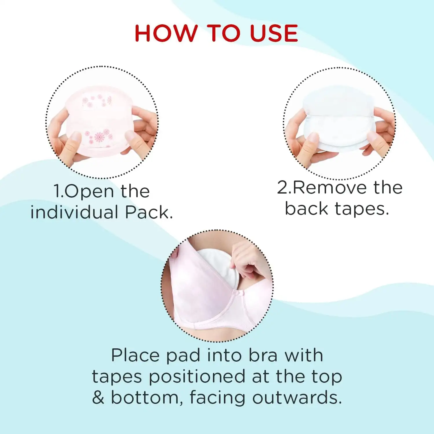 Mee Mee Disposable Nursing Breast Pads Ultra Thin Honeycomb Nursing Breast 48 Pcs - MME-305204L1 - Image 5