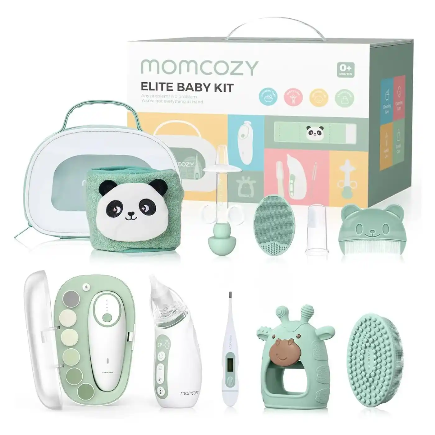 Momcozy Elite Baby Care Kit, 13-Piece Set, Baby Shower Gift - QMCK19