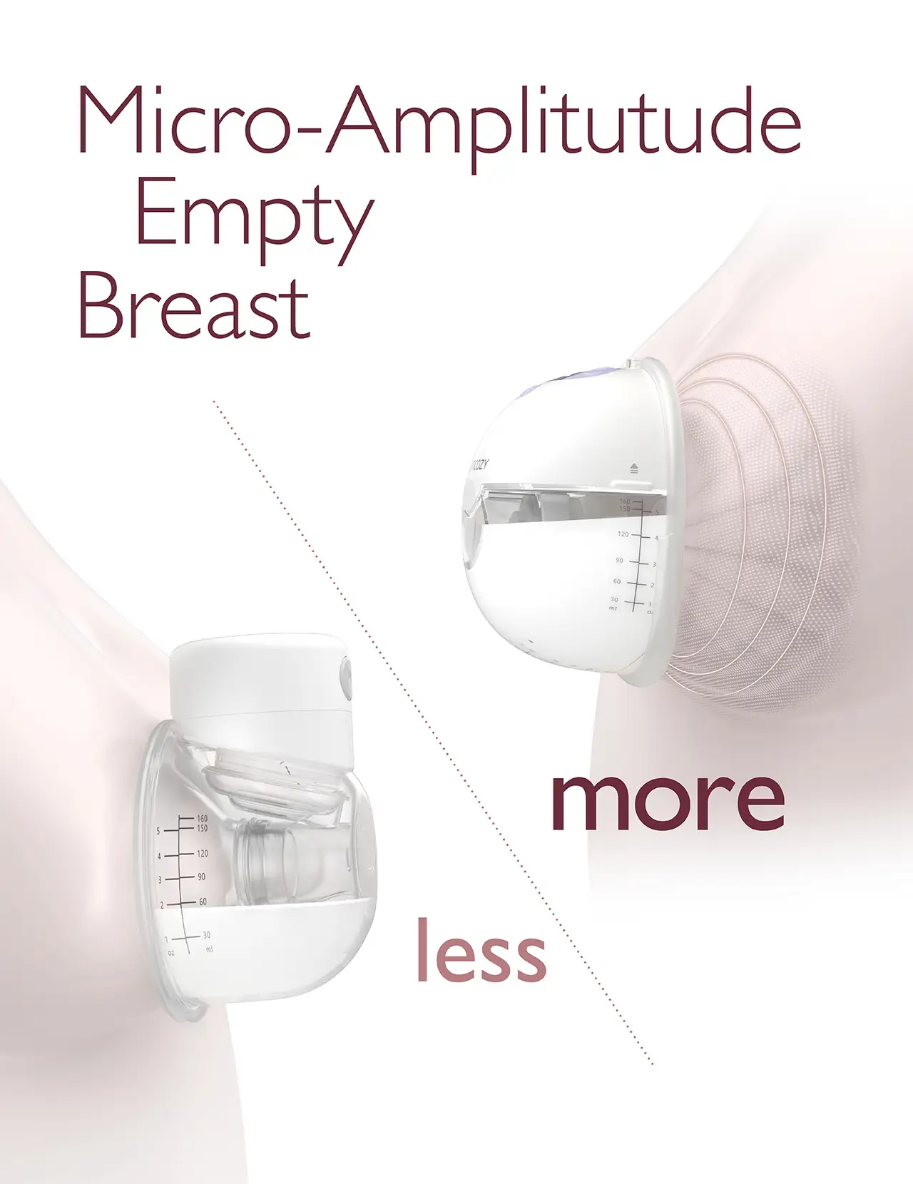 Momcozy M5 Single Wearable Breast Pump, BPA-Free Silicone, Maroon - QMBP161-MR - Image 9