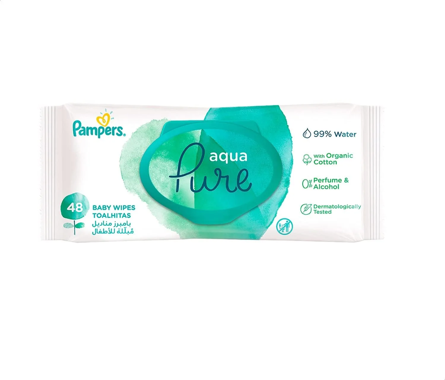 Pampers Aqua Pure Tissues 48 Wipes - PRS-331942L14