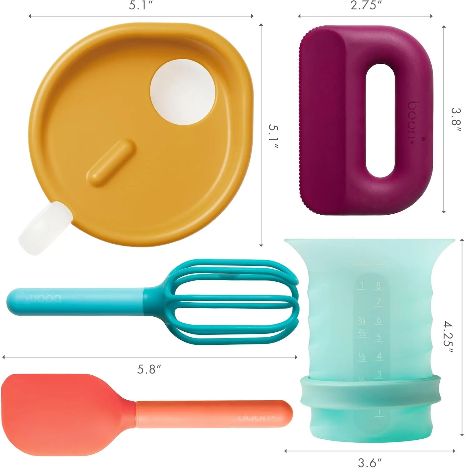 Boon Intro Toddler First Food Preparation Tableware Set 5 Pieces - B11582 - Image 7