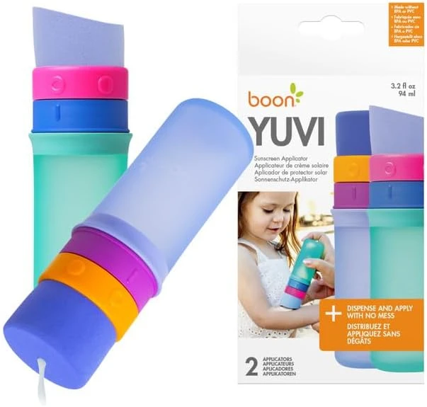Boon Yuvi Mess Free Sunscreen Lotion Applicator Stick 2 Pack - B11640A
