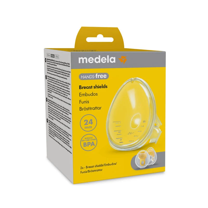 Medela Hands Free Collection Cup Replacement Breast Shields 27mm Pair - 101045059