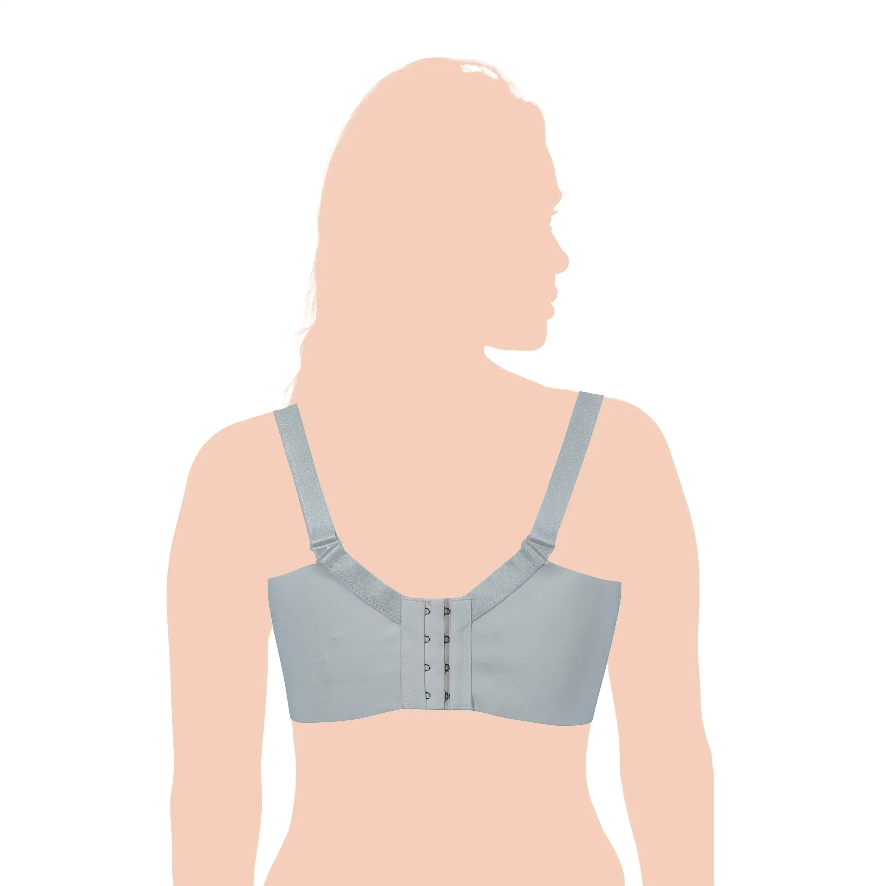 Okus Elegant Seamless Maternity and Nursing Bra Light Grey Small - CJNB005LTGYS - Image 8