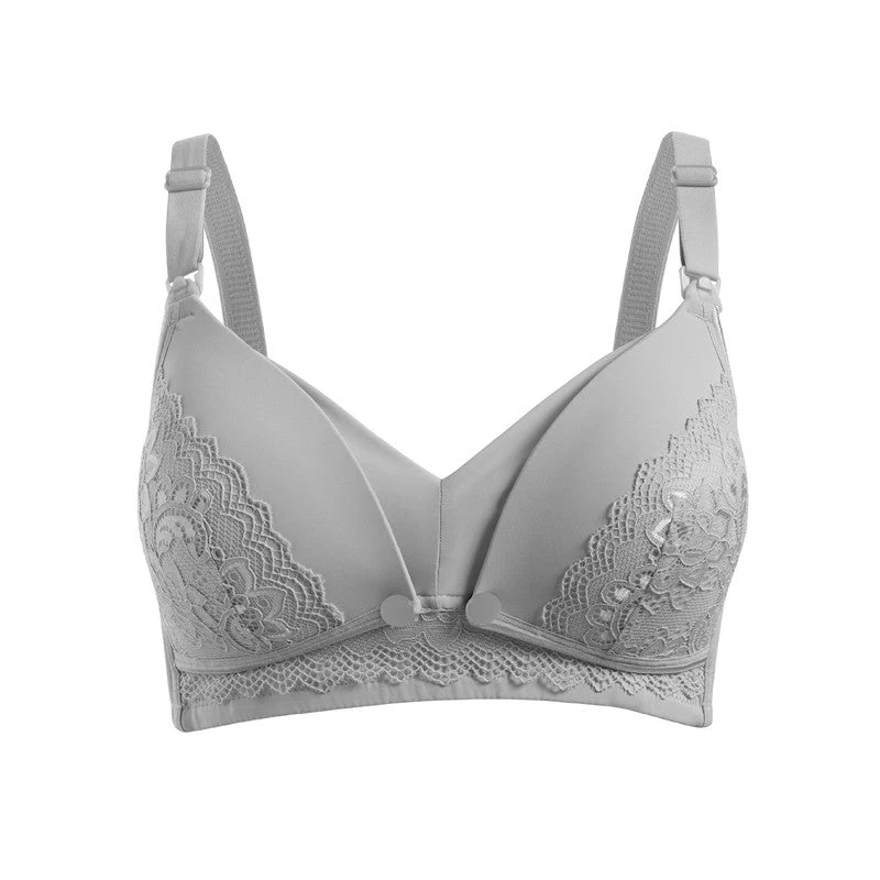 Okus Full Cup Maternity and Nursing Bra Light Grey Medium - OKUS002LGM - Image 2