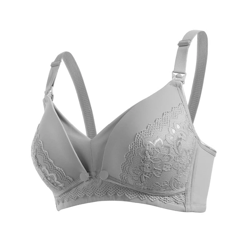 Okus Full Cup Maternity and Nursing Bra Light Grey Medium - OKUS002LGM - Image 3