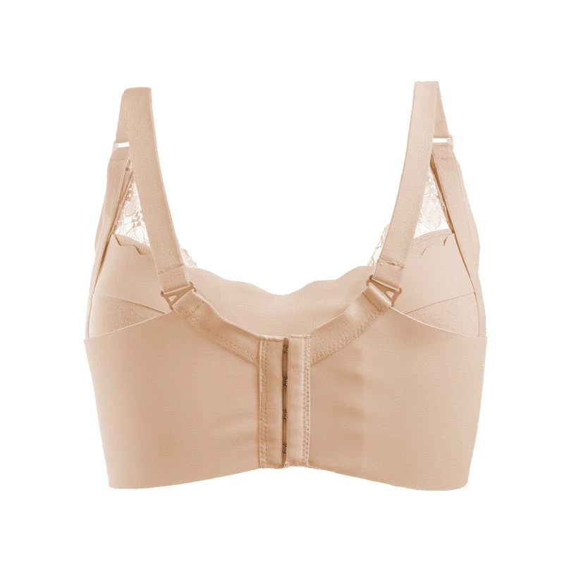 Okus Pretty Lace Maternity and Nursing Bra Beige X Large - OKUS001BGXL