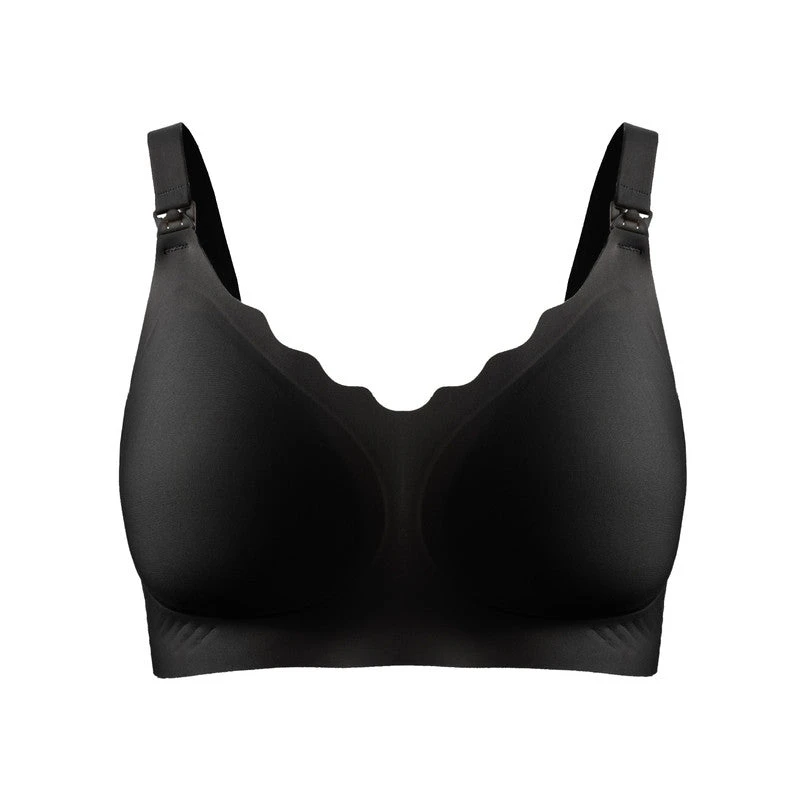 Okus Water Touch Seamless Maternity and Nursing Bra Black Large - OKUS004BKL - Image 2