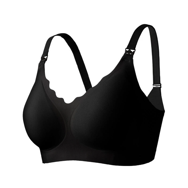 Okus Water Touch Seamless Maternity and Nursing Bra Black Large - OKUS004BKL - Image 3