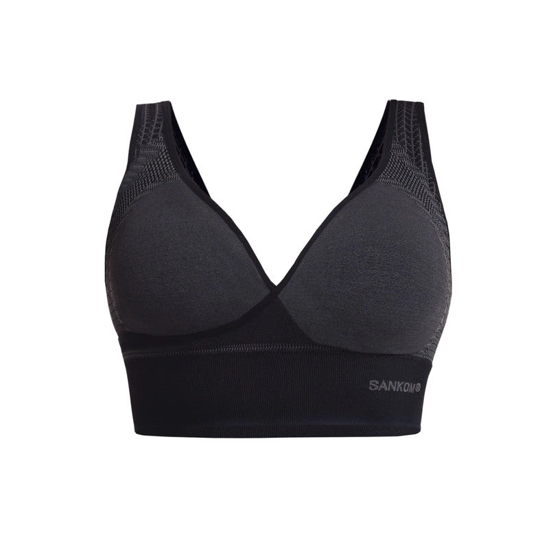 Sankom Patent Classic Posture Back Support Bra Black Medium to Large - SAN-071CBLM - Image 3