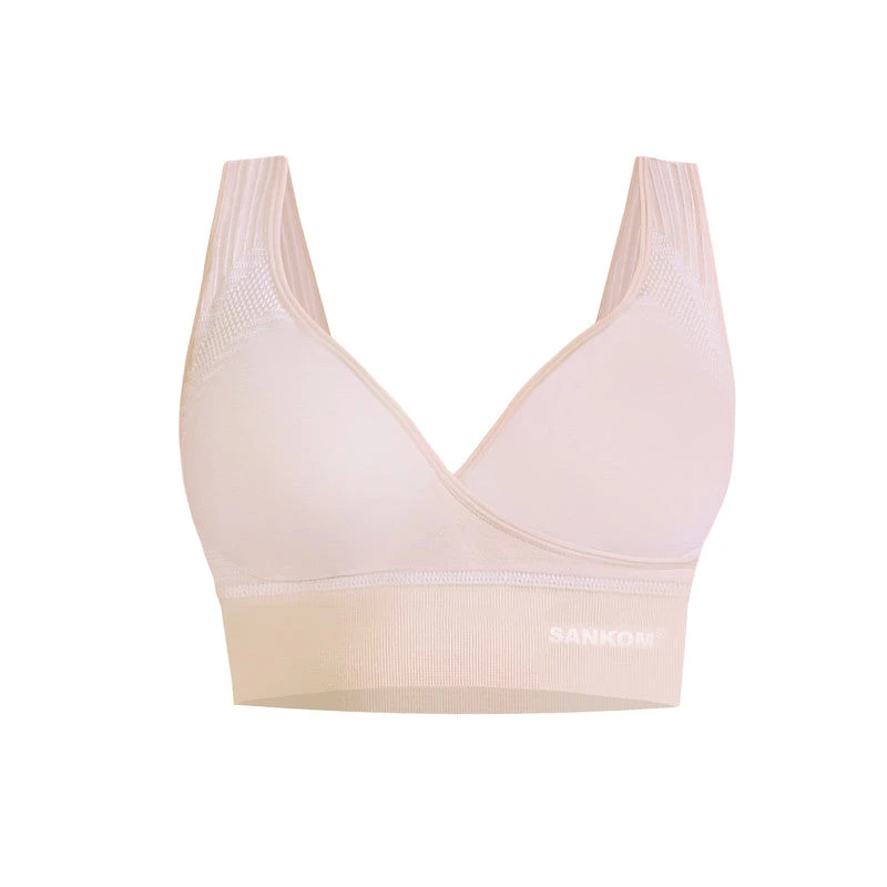 Sankom Patent Cooling Effect Posture Back Support Bra Beige Small to Medium - SAN-071CLS - Image 3