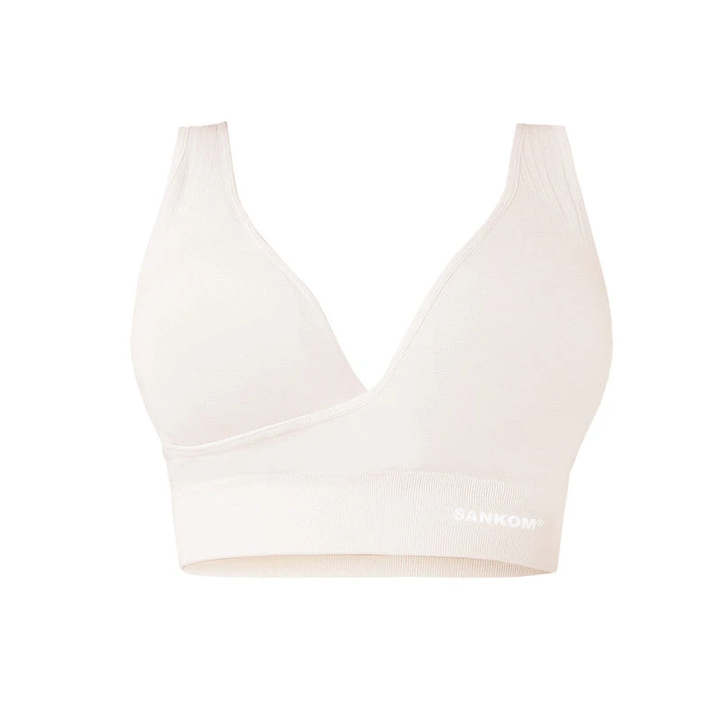 Sankom Patent Organic Cotton Posture Back Support Bra Ivory Medium to Large - SAN-071OCM - Image 3