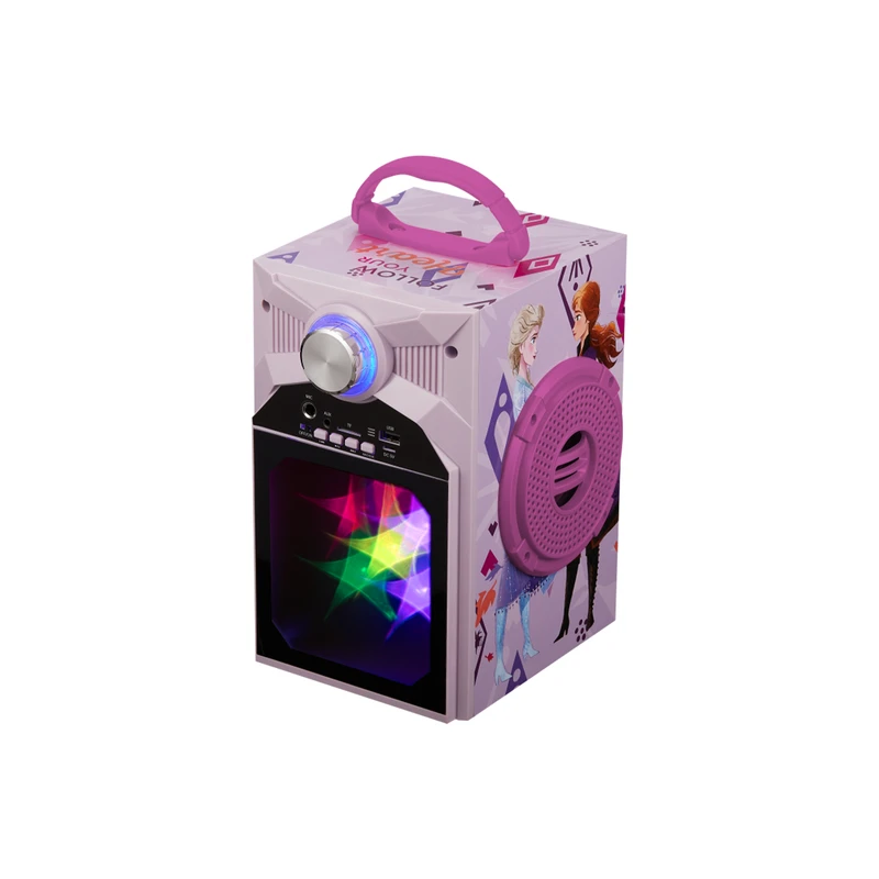 Volkano Disney Frozen Classic LED Stars Karaoke Speaker with Microphone - DY-1016-FZ