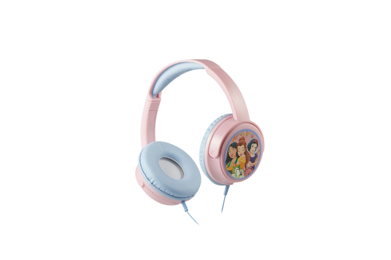 Volkano Disney Princess Sparkle Aux Wired Kids Headphones with Stickers - DY-6513-PC - Image 5